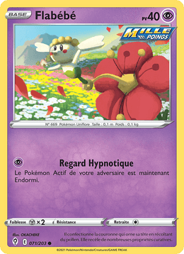 Flabébé 71/237 Pokémon Évolution Céleste (EVS)