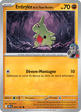 Embrylex de la Team Rocket 094/244 Pokémon Rivalités Destinées (EV10)