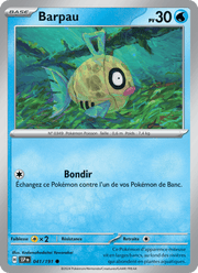 Barpau 041/252 Pokémon Étincelles Déferlantes (EV08)