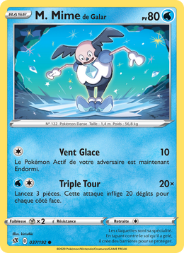 M. Mime de Galar 37/209 Pokémon Clash des Rebelles