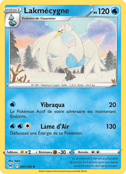 Lakmécygne 047/217 Pokémon Origine Perdue (LOR)