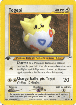 Togepi 56/113 Pokémon Neo Destiny (N4)