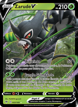 Zarude V 22/203 Pokémon Voltage Éclatant