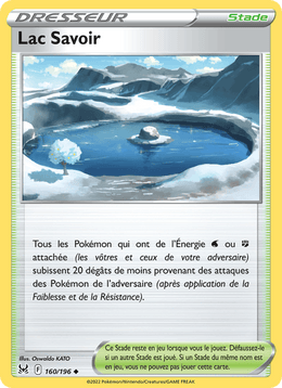 Lac Savoir 160/217 Pokémon Origine Perdue (LOR)