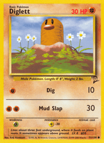 Diglett 71/130 Pokémon Base Set 2 (B2)