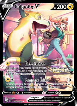 Fulgudog V TG13/216 Pokémon Stars Étincelantes
