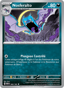 Nosferalto 042/207 Pokémon 151 (MEW)