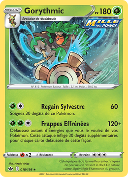 Gorythmic 18/233 — Pokémon Règne de Glace (CRE)