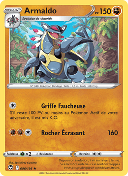 Armaldo 096/215 Pokémon Tempête Argentée (SIT)