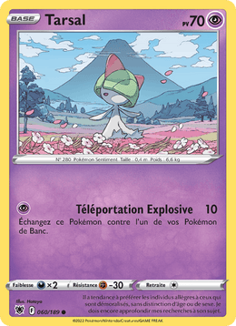 Tarsal 060/216 Pokémon Astres Radieux (ASR)