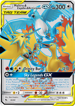 Sulfura, Électhor et Artikodin-GX 66/69 — Pokémon Destinées Occultes (HIF)