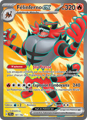 Félinferno-ex - Incineroar ex - Forces Temporelles 187