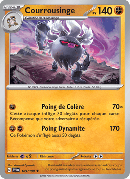 Courrousinge 109/258 Pokémon Écarlate et Violet (EV01)