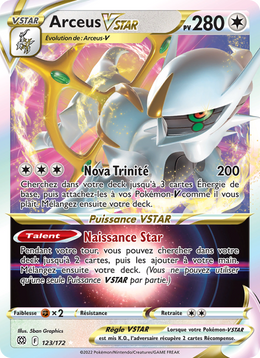 Arceus VSTAR 123/216 Pokémon Stars Étincelantes