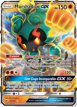 Marshadow GX 80/169 — Pokémon Ombres Ardentes (BUS)