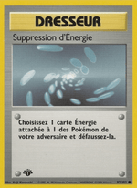 Suppression d'Énergie 92/102 Pokémon Set de Base (BS)