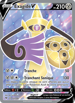 Exagide V 177/203 Pokémon Voltage Éclatant