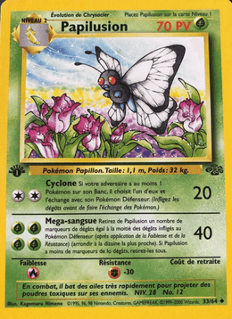 Papilusion 33/64 Pokémon Jungle (JU)