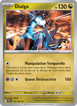 Dialga 135/252 Pokémon Étincelles Déferlantes (EV08)