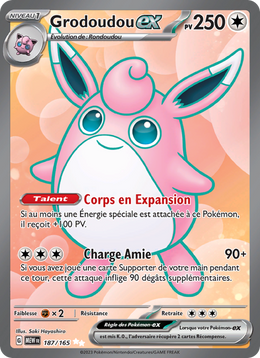 Grodoudou-ex - Wigglytuff ex - 151 187