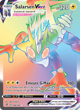 Salarsen VMAX 196/209 Pokémon Clash des Rebelles