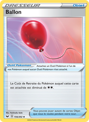 Ballon 156/216 Pokémon Épée et Bouclier