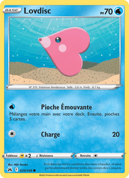 Lovdisc 035/160 Pokémon Zénith Suprême (CRZ)