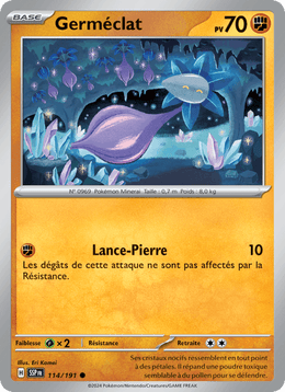 Germéclat 114/252 Pokémon Étincelles Déferlantes (EV08)