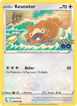 Keunotor 059/88 Pokémon Pokémon GO