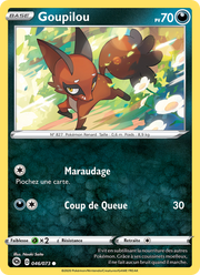 Goupilou 46/80 Pokémon La Voie du Maître