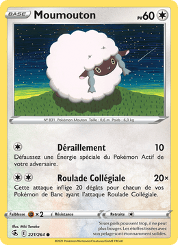 Moumouton 221/284 Pokémon Poing de Fusion (FST)