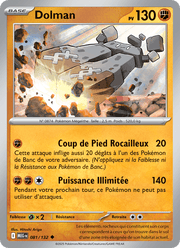 Dolman 081/188 Pokémon Méga-Évolution (ME01)
