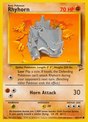 Rhyhorn 90/130 Pokémon Base Set 2 (B2)