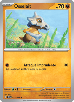 Osselait 072/175 Pokémon Couronne Stellaire (EV07)