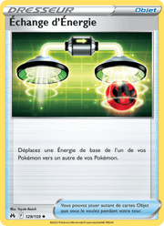 Échange d'Énergie 129/160 Pokémon Zénith Suprême (CRZ)