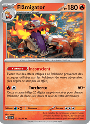 Flâmigator 031/252 Pokémon Étincelles Déferlantes (EV08)