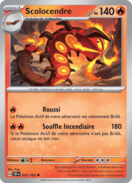 Scolocendre 037/218 Pokémon Forces Temporelles (EV05)