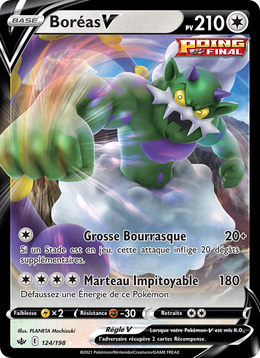 Boréas V 124/233 — Pokémon Règne de Glace (CRE)