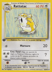 Rattatac 40/102 Pokémon Set de Base (BS)