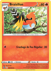 Braisillon 028/215 Pokémon Tempête Argentée (SIT)