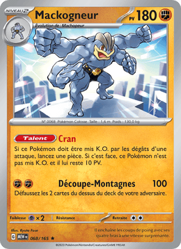 Mackogneur 068/207 Pokémon 151 (MEW)