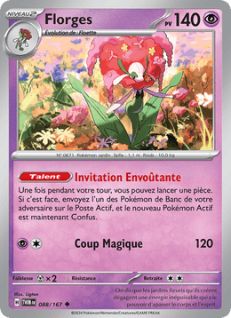 Florges 088/226 Pokémon Mascarade Crépusculaire (EV06)