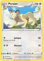 Persian 200/284 Pokémon Poing de Fusion (FST)