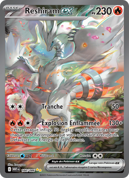 Reshiram-ex 166/86 — Pokémon Flamme Blanche (WHT)