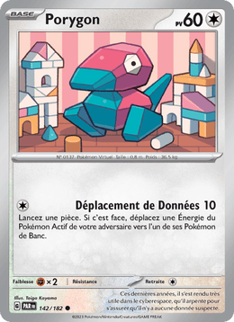 Porygon 142/266 Pokémon Faille Paradoxe (EV04)