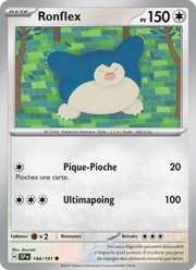 Ronflex 144/252 Pokémon Étincelles Déferlantes (EV08)