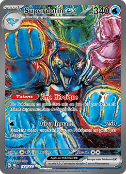 Superdofin-ex 151/180 Pokémon Évolutions Prismatiques (EV8.5)
