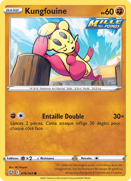 Kungfouine 76/183 Pokémon Styles de combat (BST)