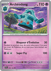 Archéodong 069/218 Pokémon Forces Temporelles (EV05)