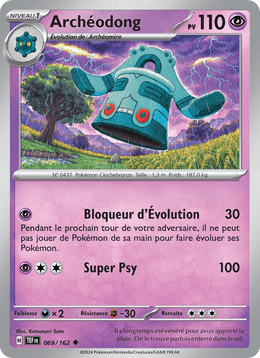 Archéodong 069/218 Pokémon Forces Temporelles (EV05)